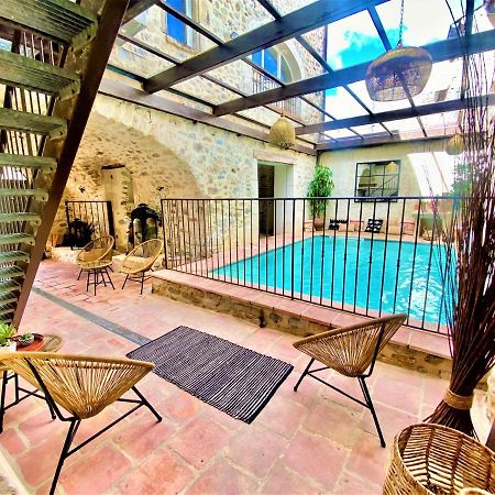 Gite De Groupe 9Ch Ou 3 Gites Independants De 3Ch - Patio Et Piscine Interieure Chauffee Toute L'Annee Vallon-Pont-dʼArc Exteriér fotografie